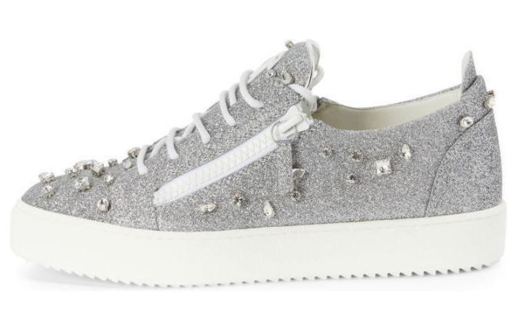 

Футболка Frankie Glitter Giuseppe Zanotti, серебристо-серый