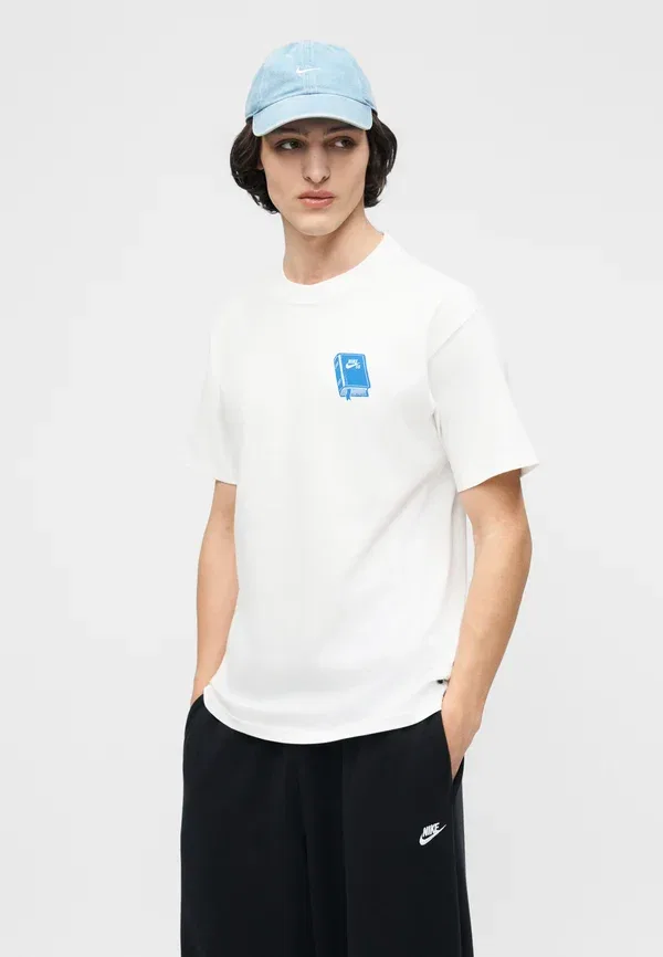 Футболка Nike Sb Tee skate spots print, белый — фото 4