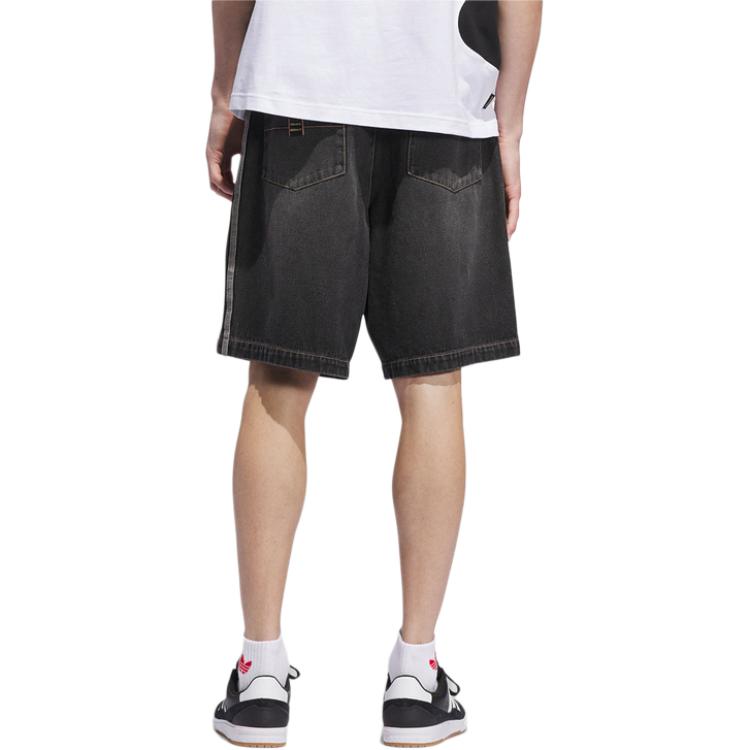 Шорты Tyshawn Denim Adidas Originals, черный — фото 4