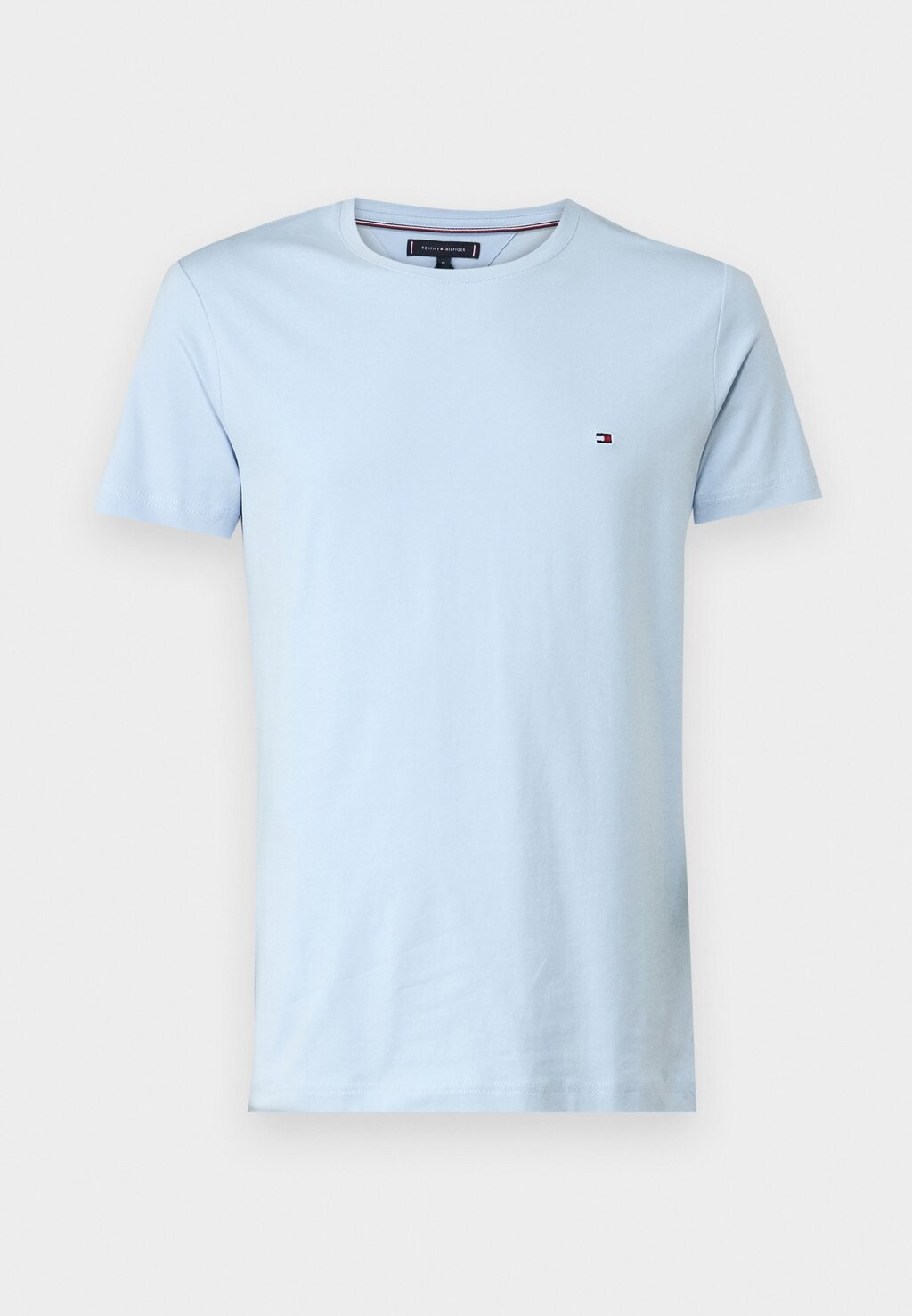 Базовая футболка STRETCH SLIM FIT TEE Tommy Hilfiger, светло-голубой — фото 3