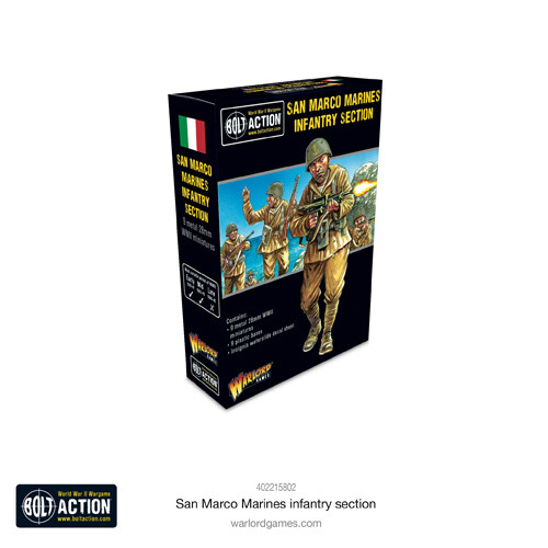 

Фигурки Bolt Action: San Marco Marines Infantry Section Warlord Games
