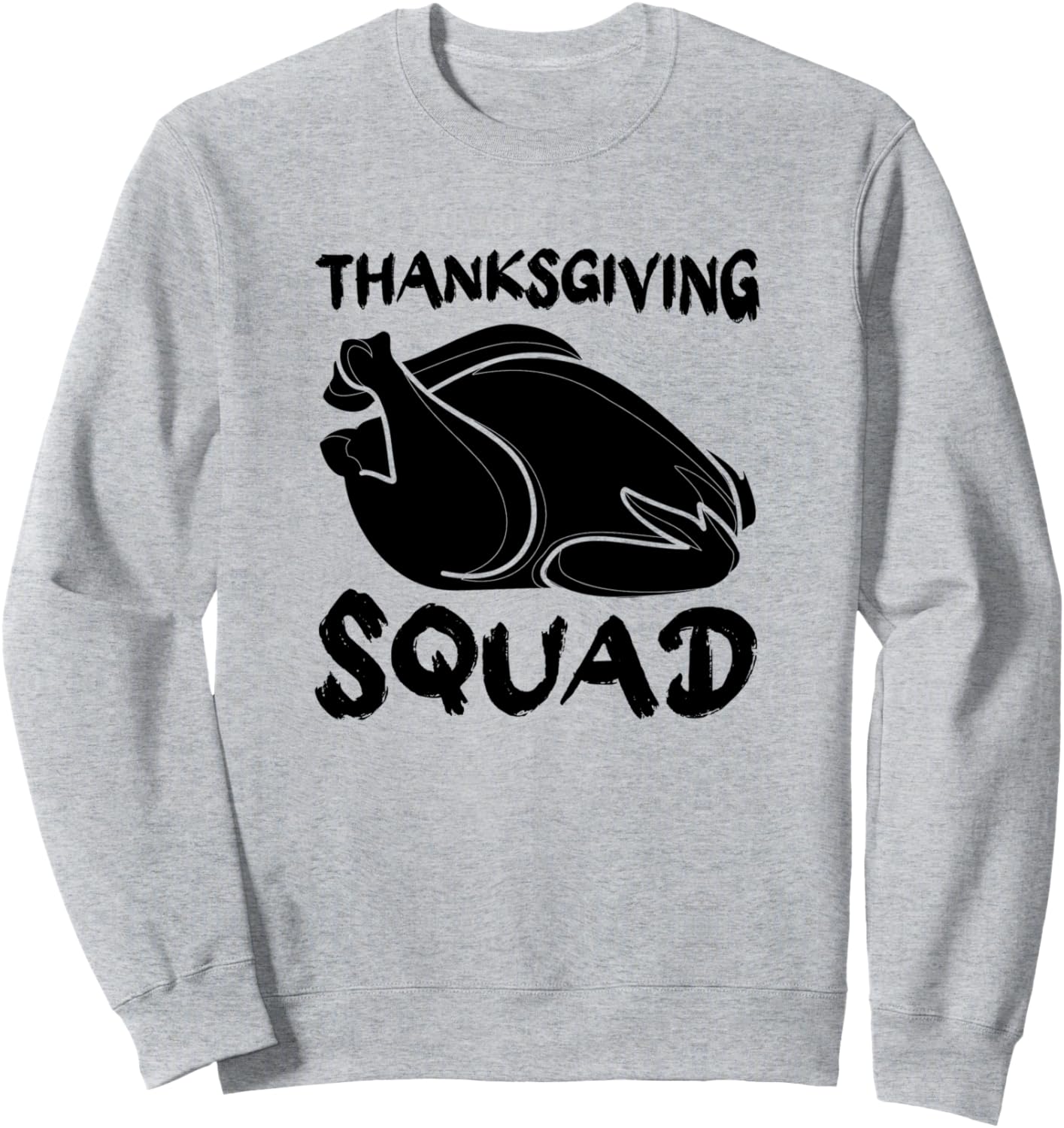 

Команда на День благодарения - Забавная толстовка на День благодарения Thanksgiving Squad, серый
