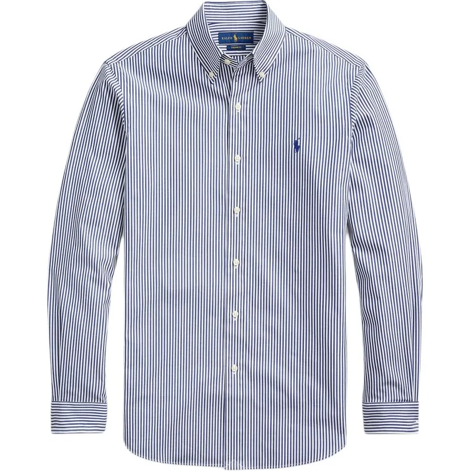 Рубашка Polo Ralph Lauren Custom Fit Marine Blue