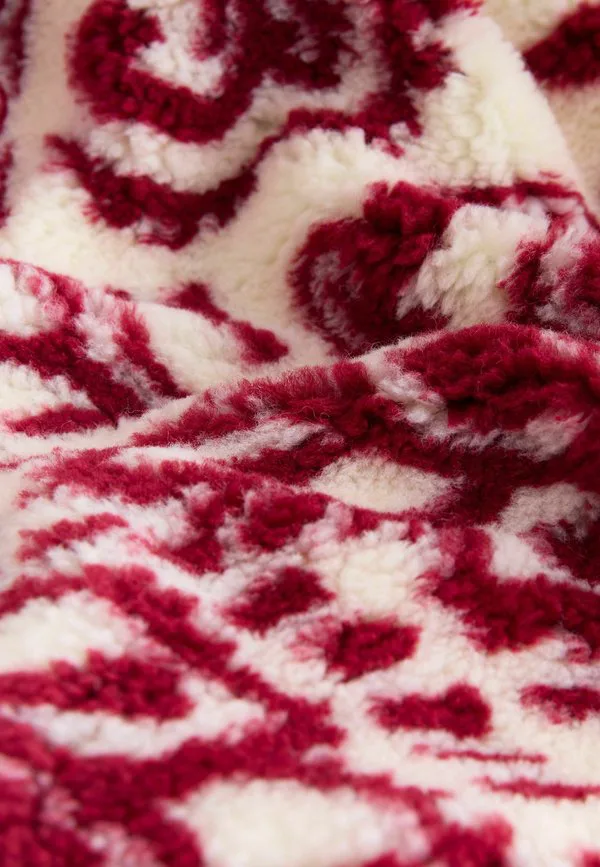 Куртка из искусственного флиса, укороченный размер Next, Burgundy Paisley Print — фото 4