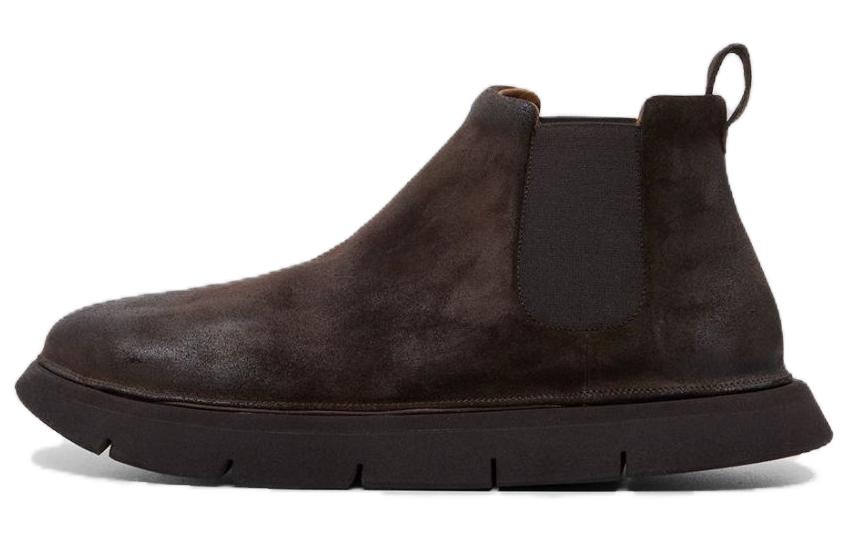 

Ботильоны с круглым носком и инталией Marsèll, Brown