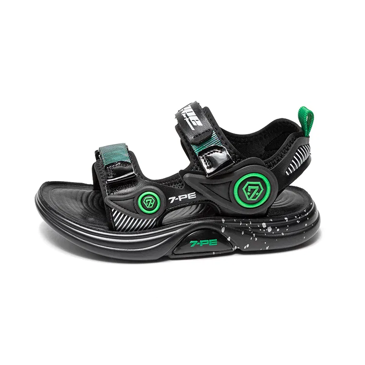 Сандалии детские из искусственной кожи 7-PE Black/Green