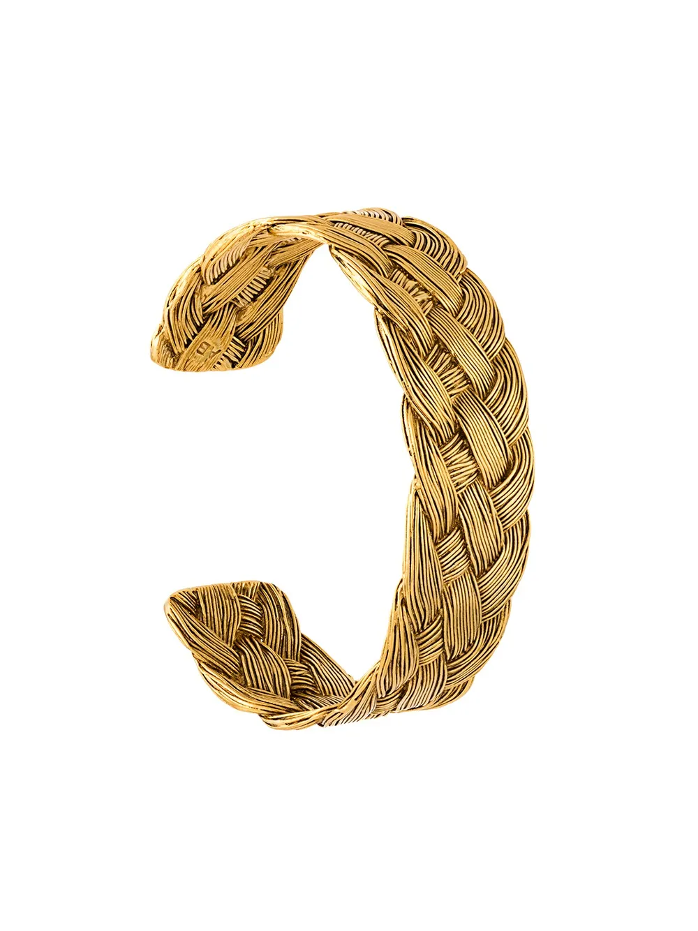 

Открытый браслет 'Braided' Aurelie Bidermann, металлик