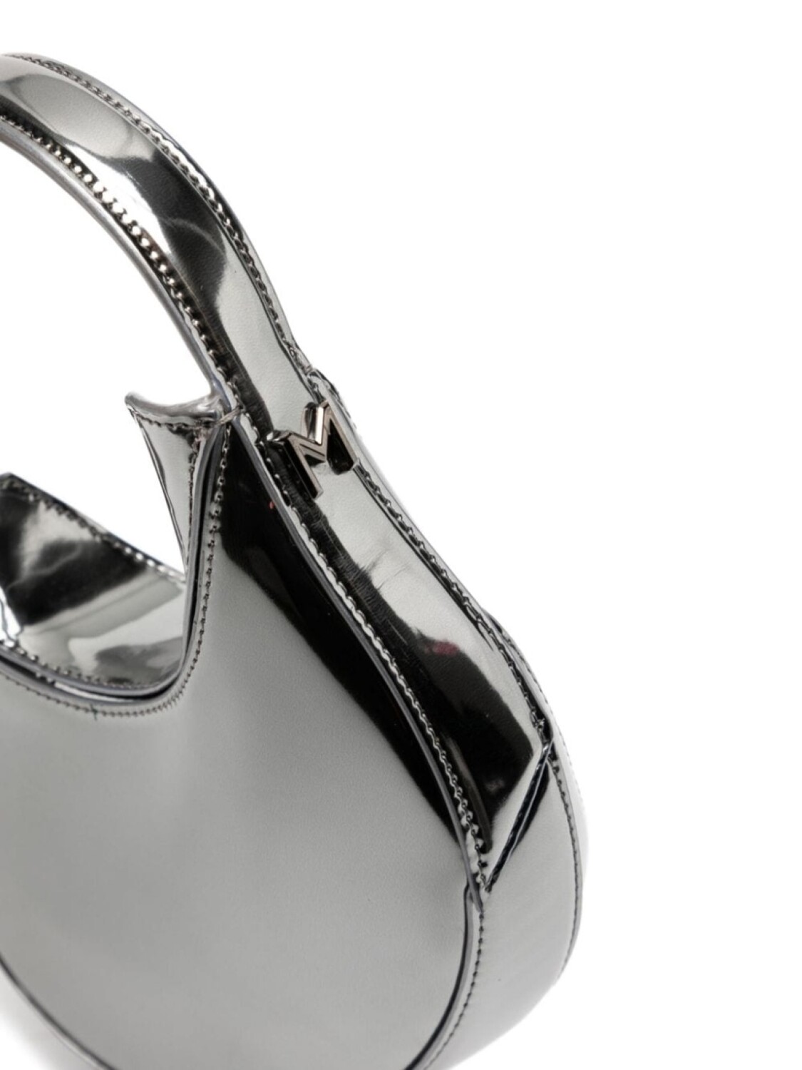 Mugler мини-сумка 02, серебристый — фото 4