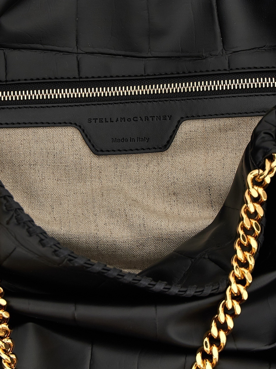 Большая сумка-тоут 'Falabella' STELLA MCCARTNEY, черный — фото 4