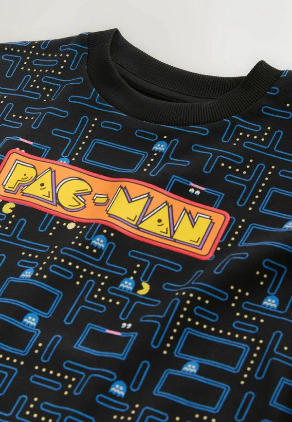 Футболка стандартного кроя с официальным принтом pac-man. Next, Black Multi — фото 2