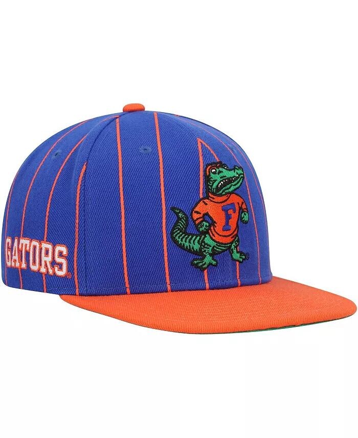 

Мужская кепка Snapback в тонкую полоску Royal Florida Gators Team Mitchell & Ness