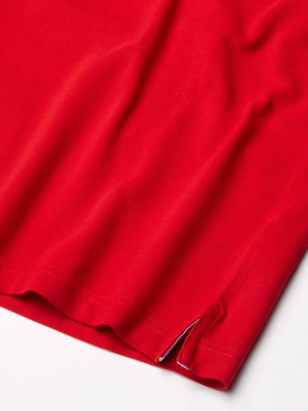 Мужской воротник-поло Tommy Hilfiger S/S, размер M, эластичный, размер Sf, Apple Red — фото 3