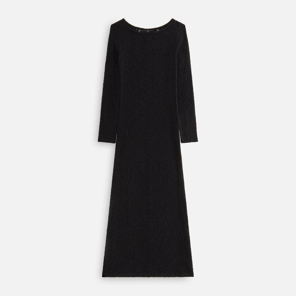 

Платье Kith Women Bailey Plush Lace Maxi Dress, черный