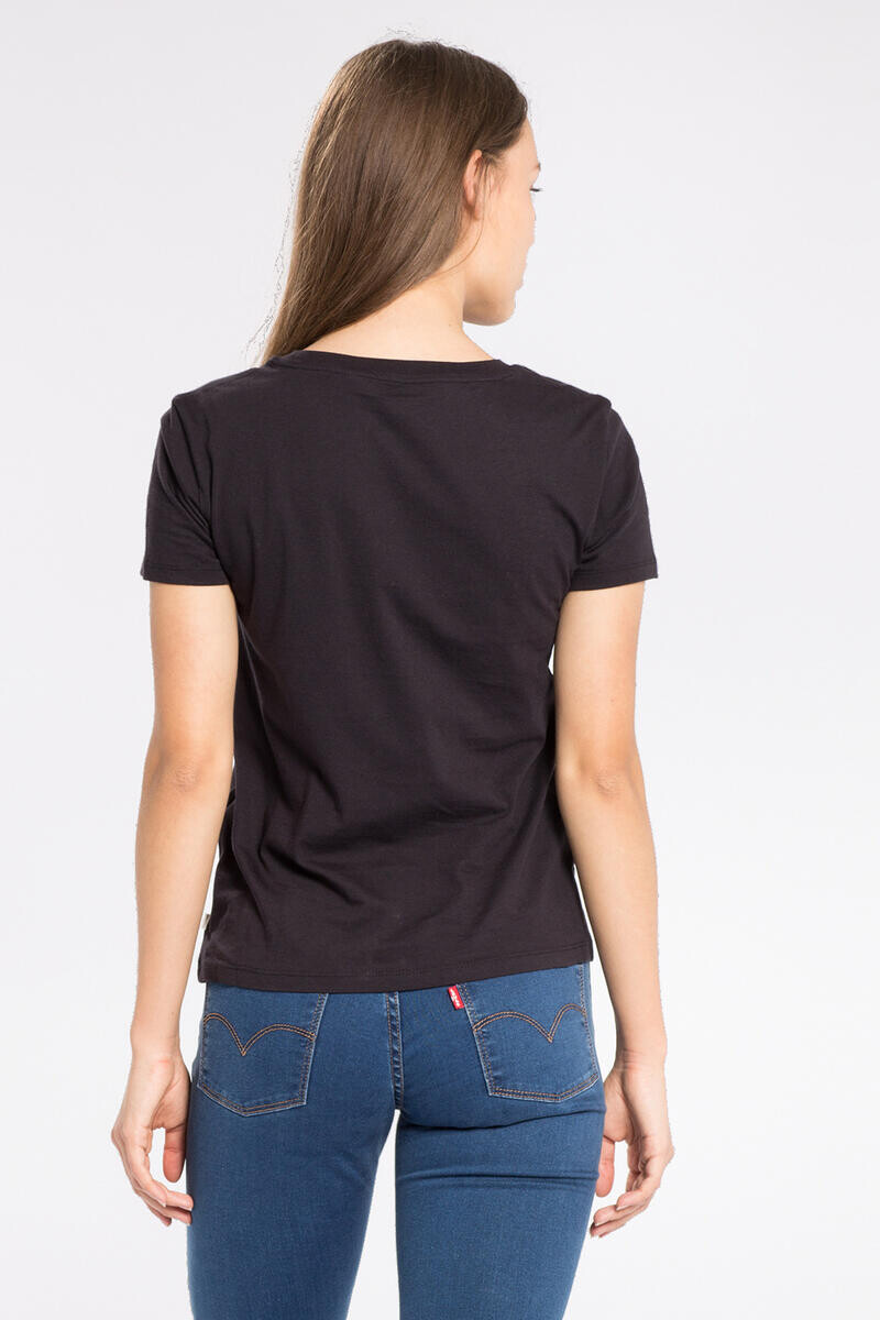 Футболка с короткими рукавами и логотипом Levi's Levi's, черный — фото 2
