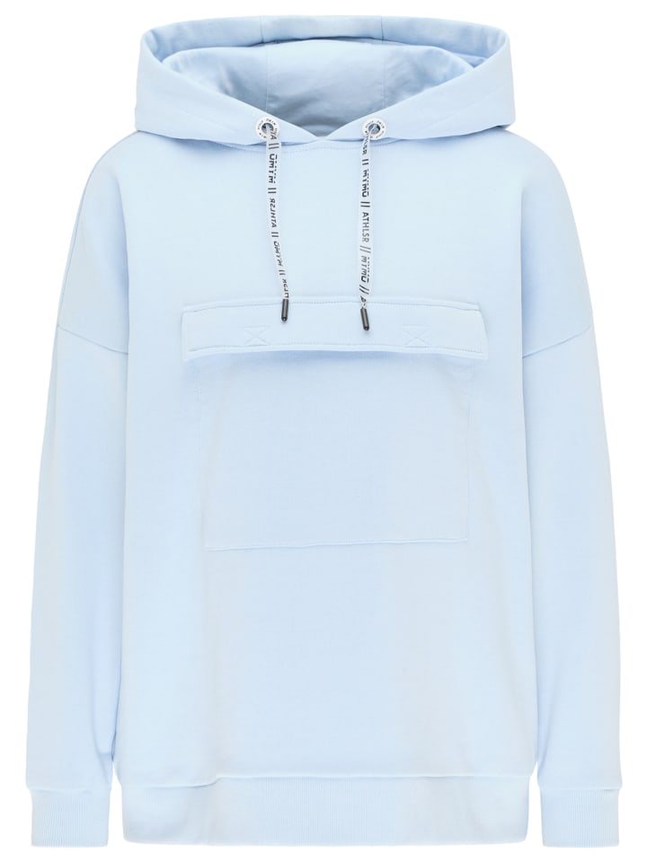 

Женская толстовка с капюшоном светло-голубого цвета myMO ATHLSR