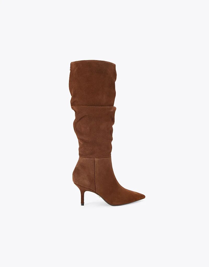 Сапоги Carvela Spirit из замши средне-коричневого цвета