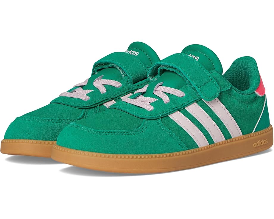 

Кроссовки adidas Kids Breaknet Sleek Shoes, цвет Court Green/Clear Pink/Lucid Pink