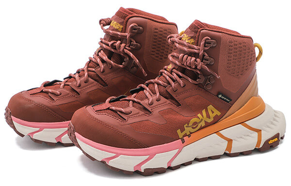 Кроссовки tennine hike gtx 'cherry mahogany strawberry ice' Hoka One One, красный — фото 3