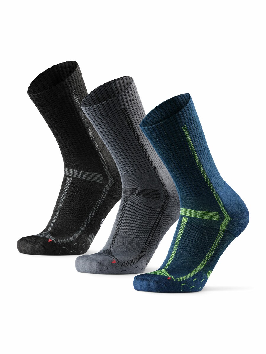 

Носки DANISH ENDURANCE Athletic Socks, голубой/серый/черный