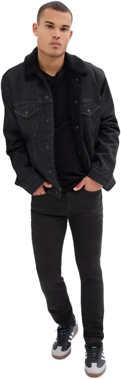Джинсы скинни GAP Black Wash