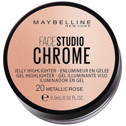 

Хайлайтер Face Studio Chrome Jelly Rose 38G, Maybelline New York