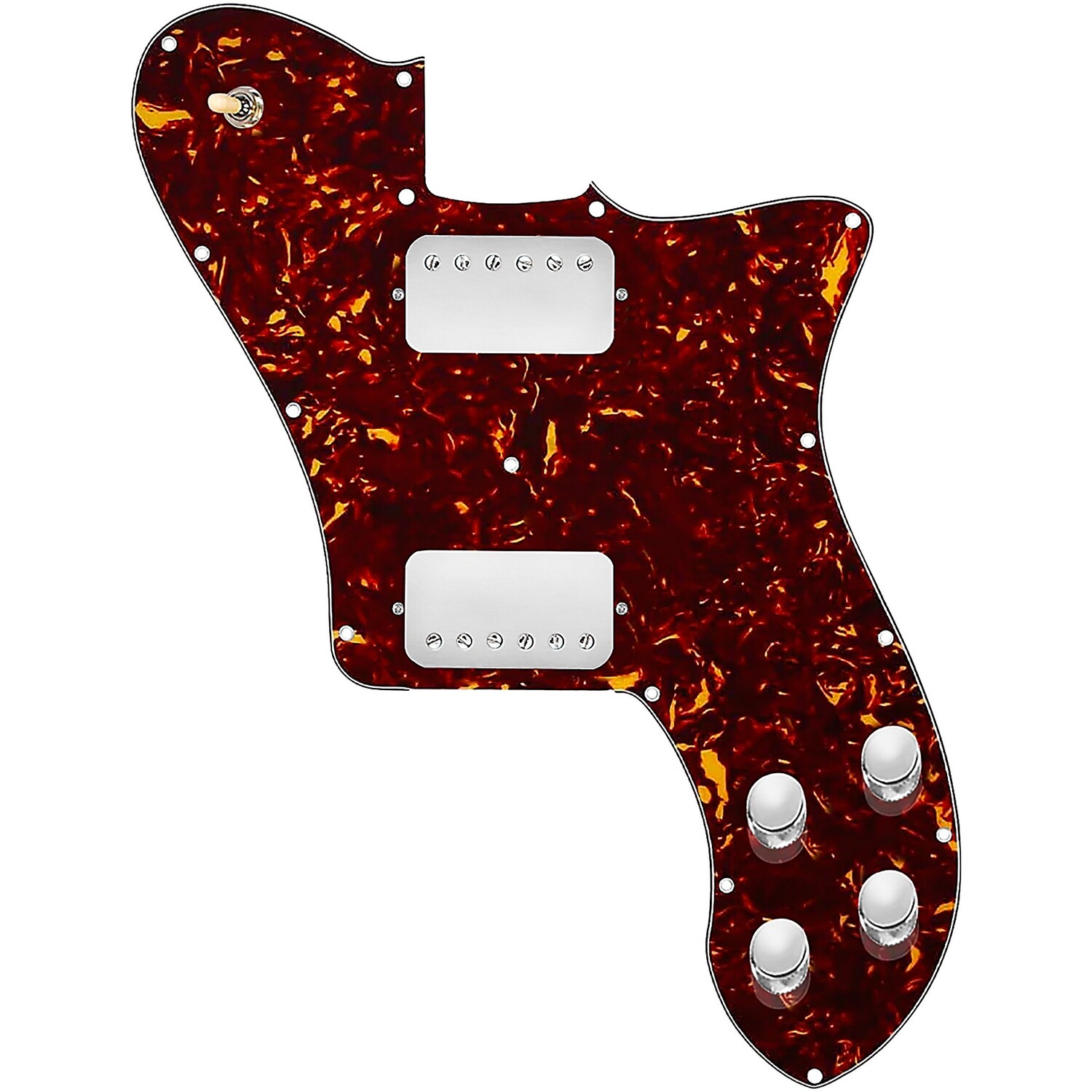 

Накладка 920d со специальной загрузкой для телекастера Deluxe Telecaster '72 с никелевыми накладками Roughnecks Tortoise 920d Custom