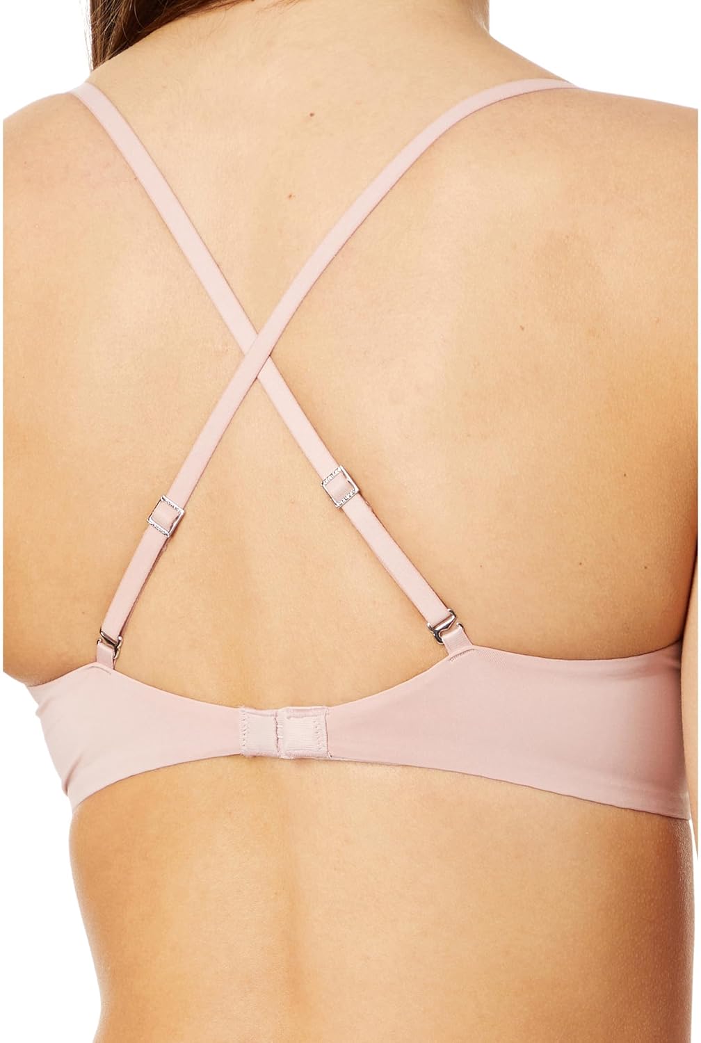 Минималистичный женский бюстгальтер-полуторка Calvin Klein Micro Lightly Linen, Subdued — фото 3