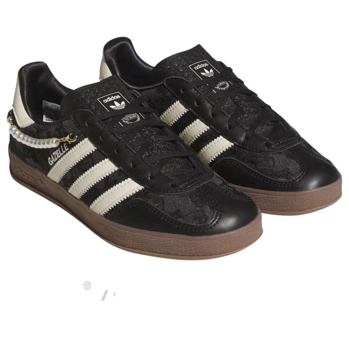 Кроссовки (WMNS) adidas Gazelle Indoor 'Black Pearl' — фото 2