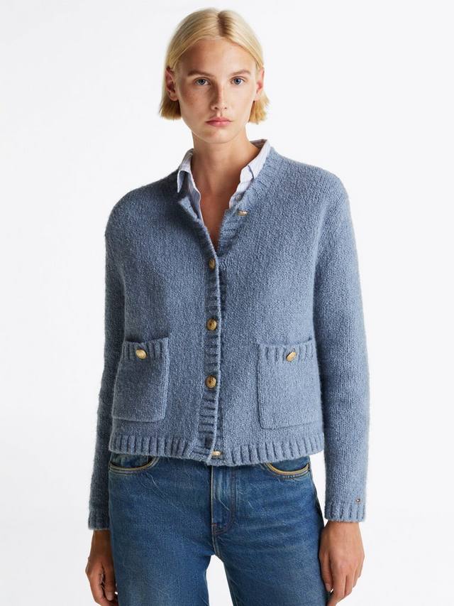 

Вязаный кардиган Tommy Hilfiger, цвет Flint Blue