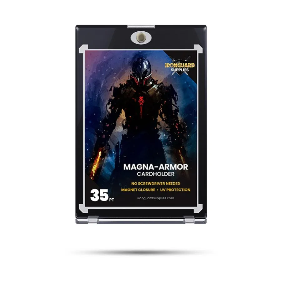 

Магнитный держатель для карт One Touch, 35 точек, с черной каймой, Card Sleeves & Protection (Ironguard Supplies)