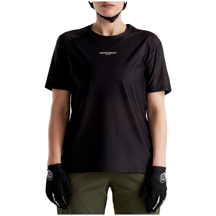 

Джерси для трейлового бега с коротким рукавом - женская Peppermint Cycling Co., Black