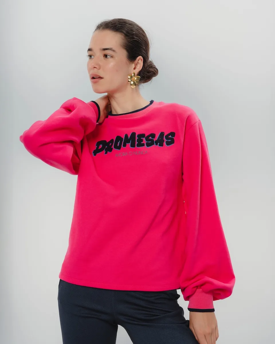 

Женская толстовка «Сейчас или никогда» Dolores Promesas, цвет Fucsia