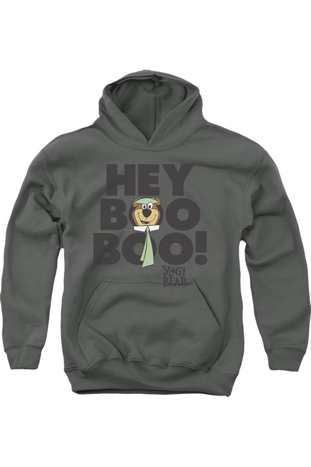 

Толстовка с капюшоном Yogi Bear Hey Boo Boo для молодежи Gildan, Charcoal