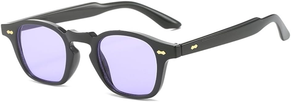 

Классические винтажные солнцезащитные очки с леопардовым принтом и заклепками для мужчин, модные солнцезащитные очки с синими линзами и черепаховой оправой для женщин TYUVIVO, C2 Purple