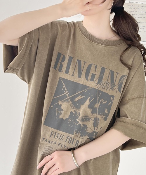 

Футболка с принтом, 100% хлопок, двусторонняя обработка Classicalelf, бежевый