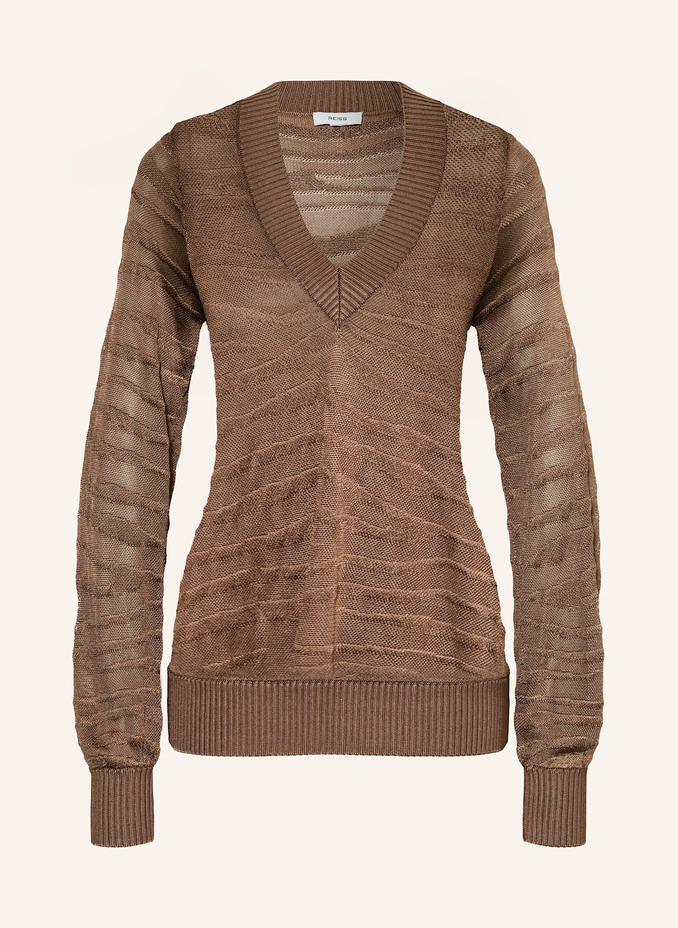 

Свитер Reiss, коричневый