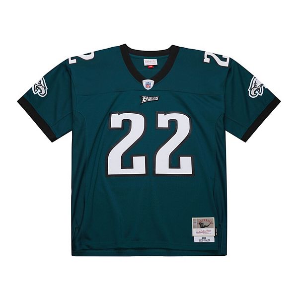 

Футболка Philadelphia Eagles 2002 Legacy Replica мужская Duce Staley Midnight Green Mitchell & Ness