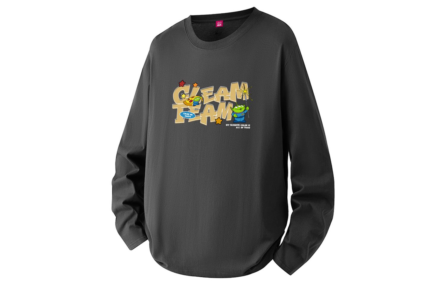 

Футболка Unisex Crew Neck Moderate Straight Fit Disney, темно-серый