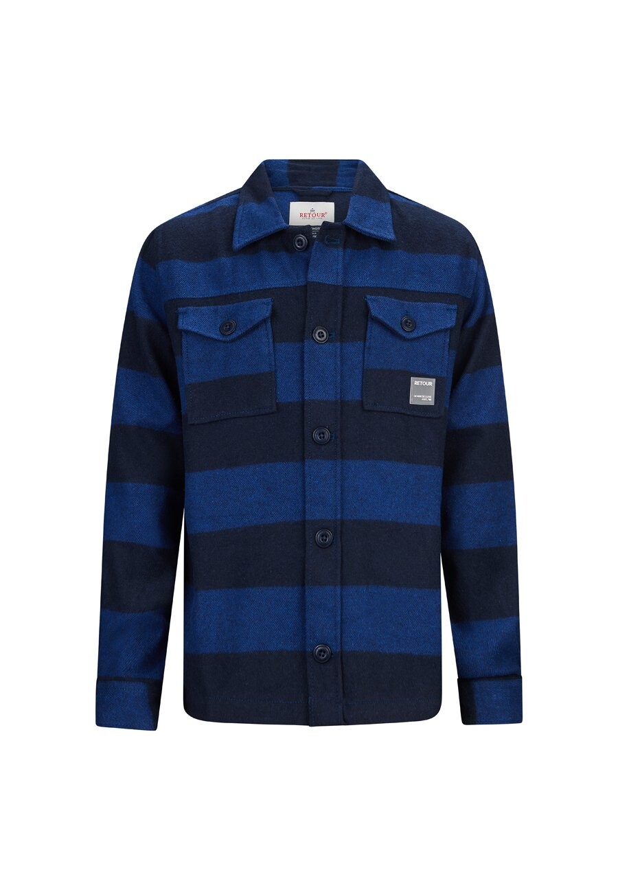 

Рубашка COLIN Retour Jeans, цвет rich blue