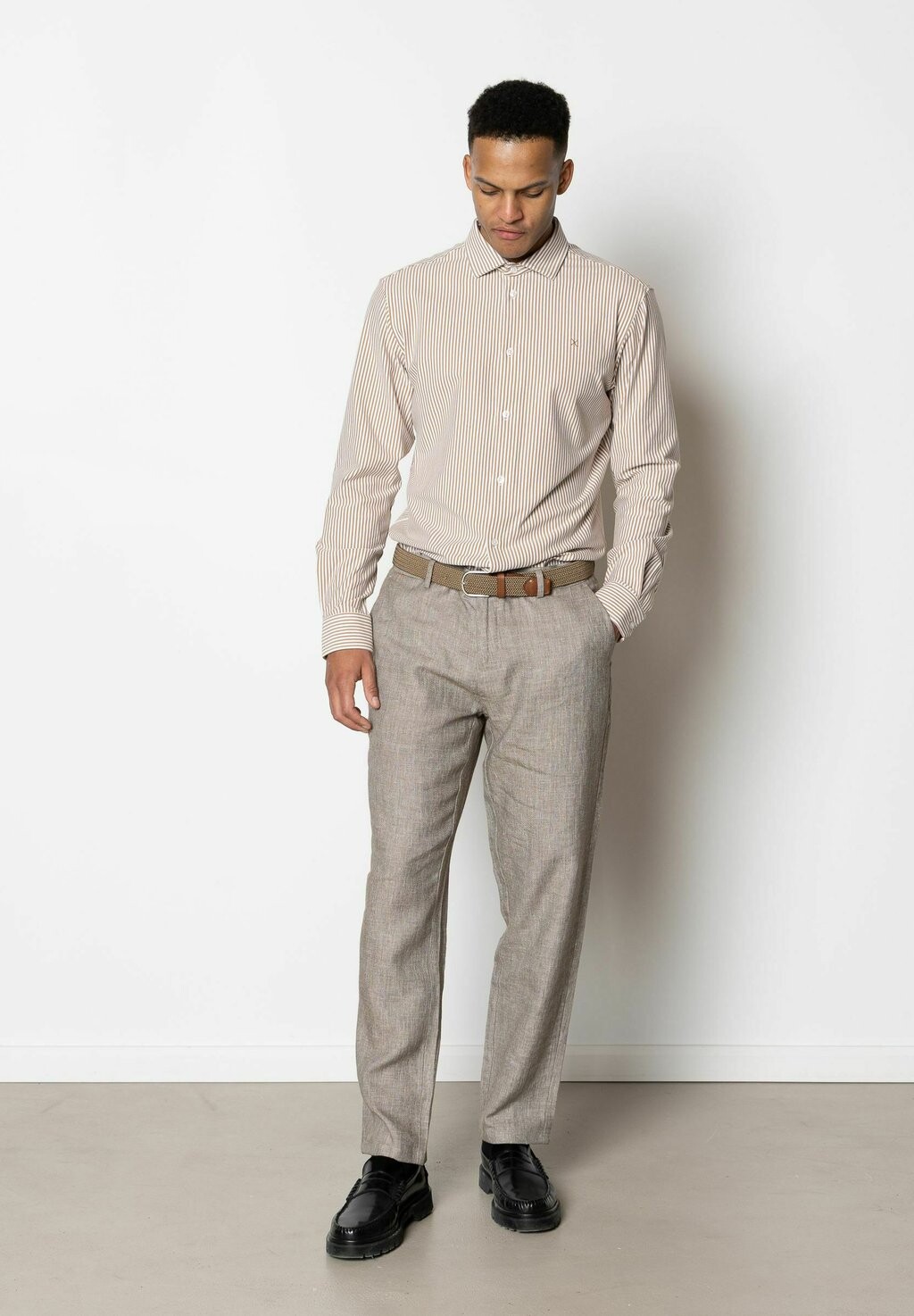 

Рубашка STRETCH STRIPE Clean Cut Copenhagen, бежевый