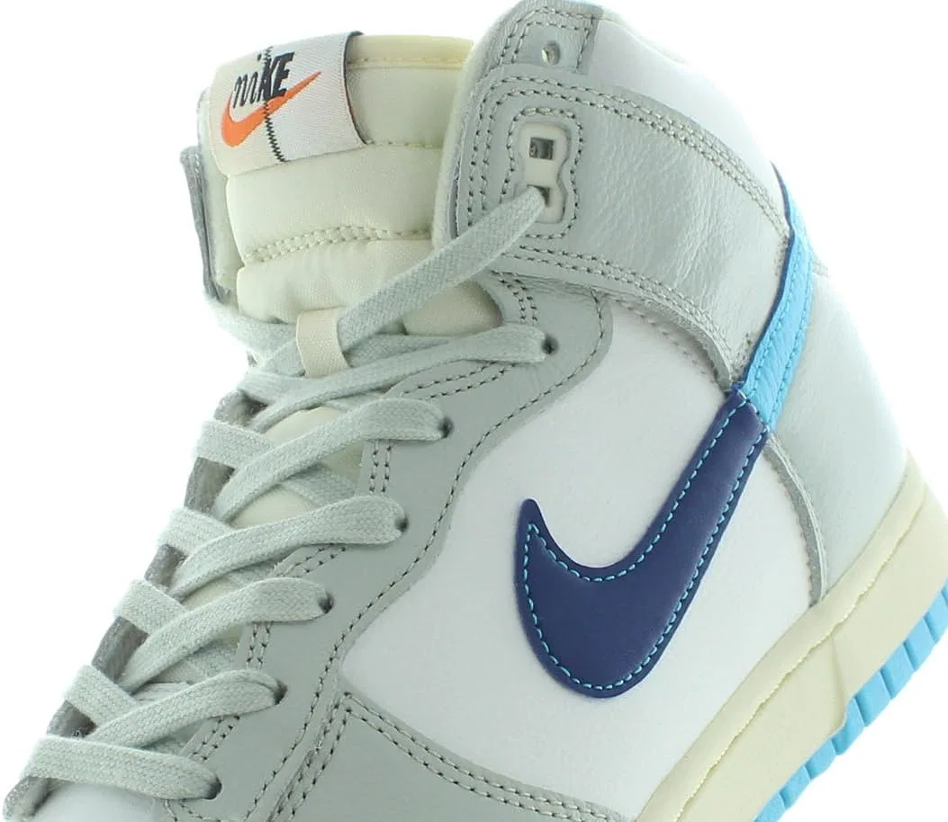 Кроссовки мужские Nike Dunk High, Summit White/Baltic Blue — фото 3