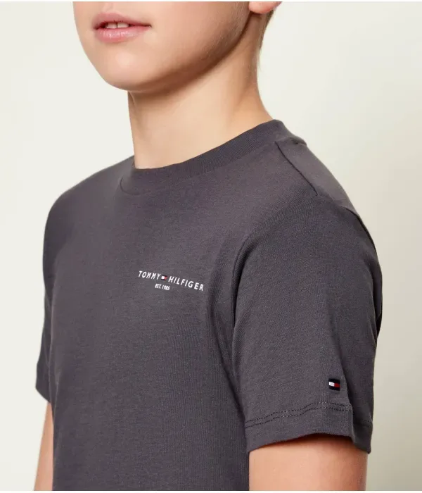 Футболка regular fit Tommy Hilfiger, графитовый — фото 4