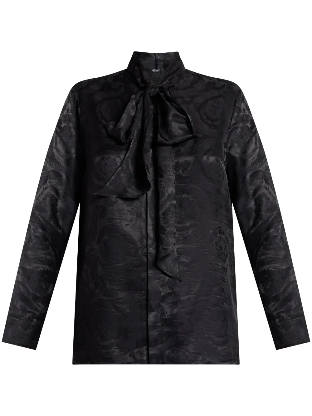 

Рубашка Barocco с бантом VERSACE, черный