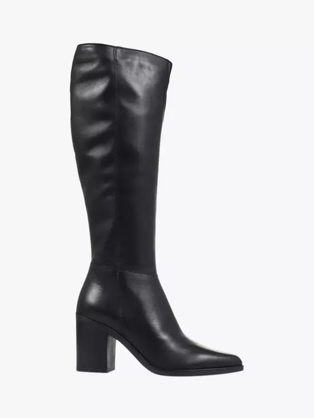 

Ботинки Jones Bootmaker Cagliari Leather Medium Calf Knee High, черный