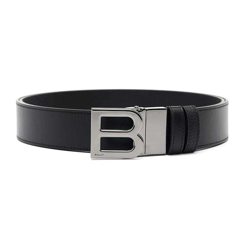 

BALLY Реверсивный кожаный ремень, Black