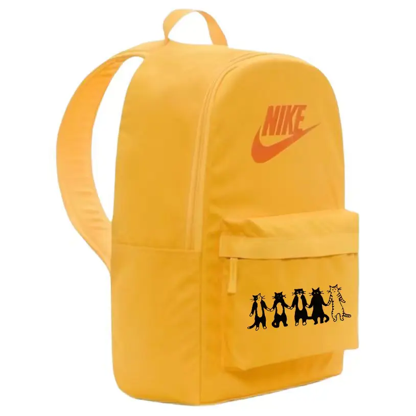 

Nike Тканевый рюкзак унисекс оранжевый Hermes, Kitten Friendship