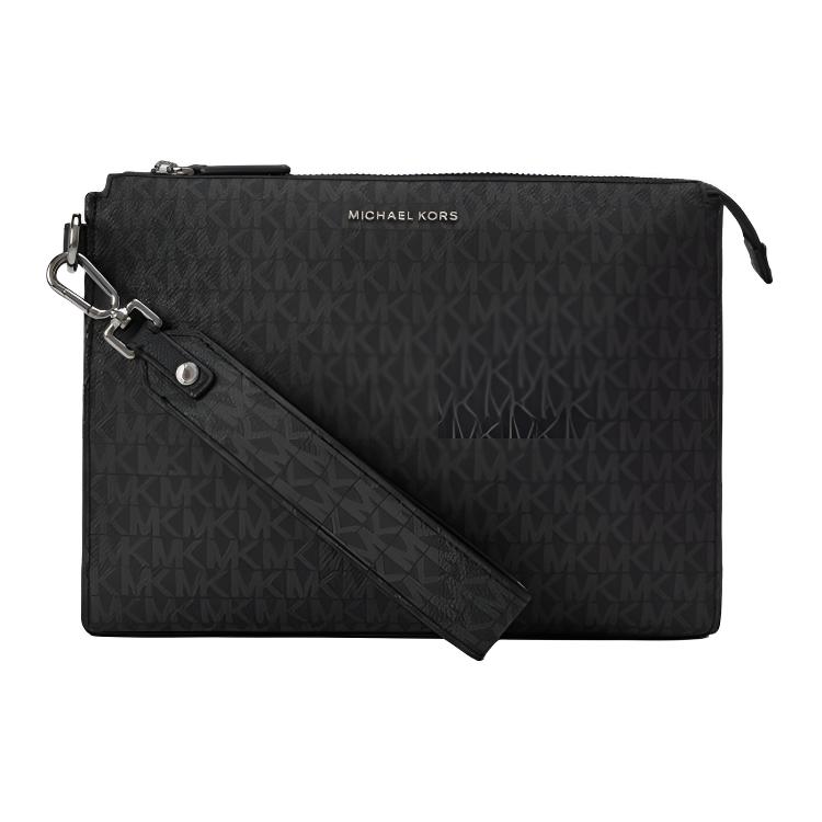 

MICHAEL KORS Клатч MK Cooper из искусственной кожи, средний, мужской, черный