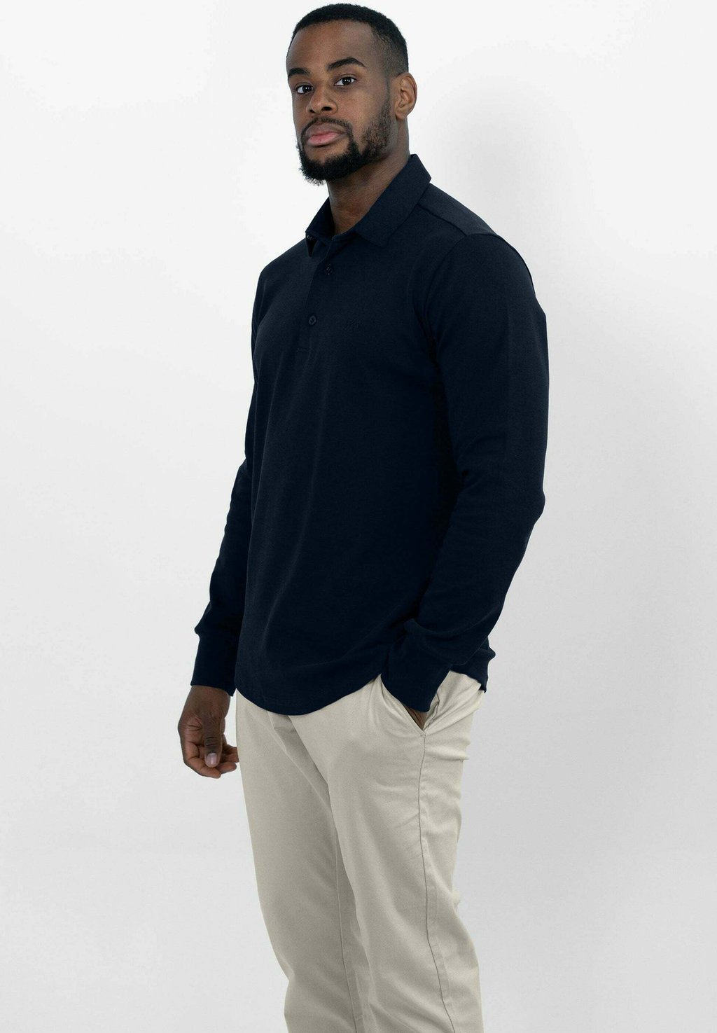 

Лонгслив Polo shirt Vercate, темно-синий