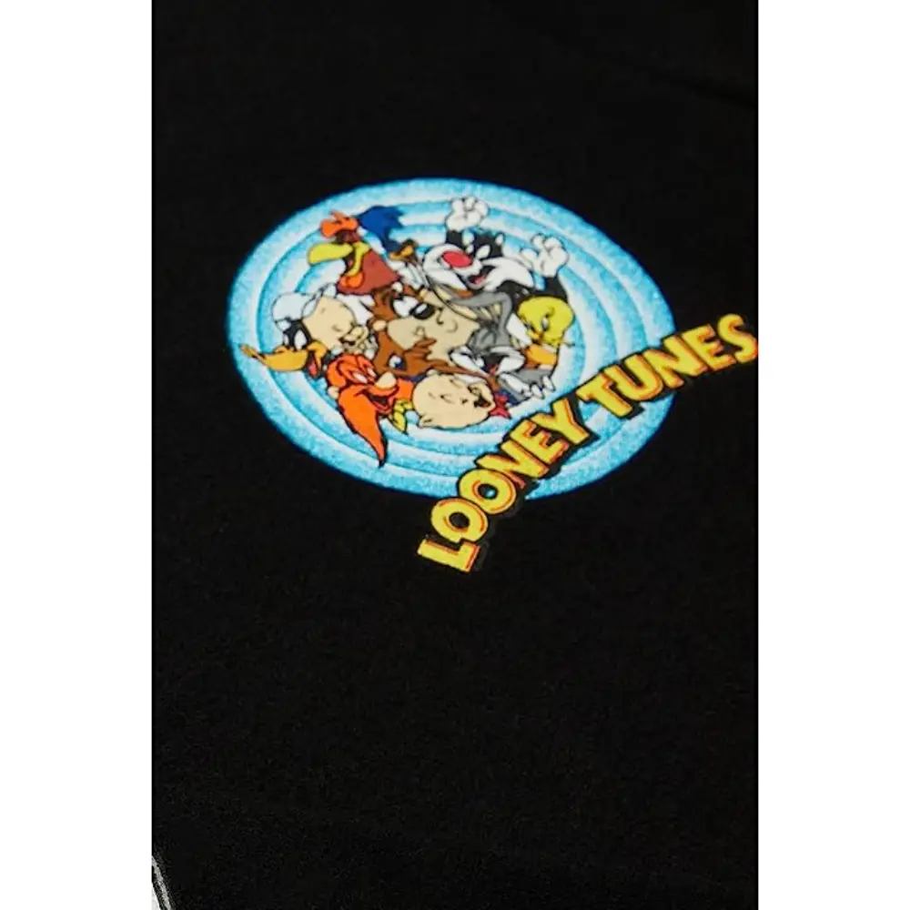 Детский вязаный свитер Chaser Looney Toons, черный, эластичный, с круглым вырезом, GBO241 — фото 2