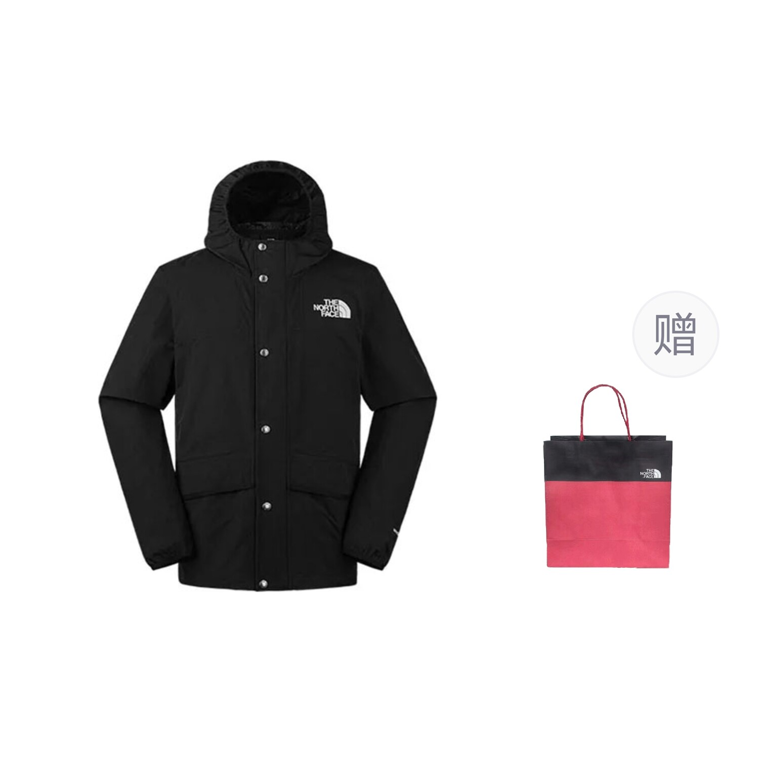 

Куртка мужская черный + подарочный пакет The North Face
